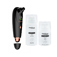 Набір Вакуумний очищувач шкіри та пор SKINCLEANER 9.0 BL + Гідратуючий гель Hydration Gel + Порозвужувальна