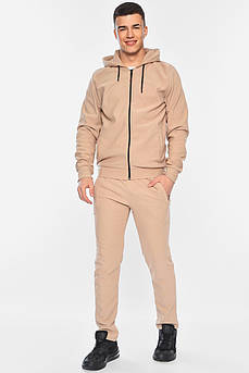 Спортивний костюм чоловічий на флісі бежевого кольору Уцінка р.XL 204491M