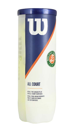 М'ячі для тенісу Wilson ROLAND GARROS ALL CT, фото 1