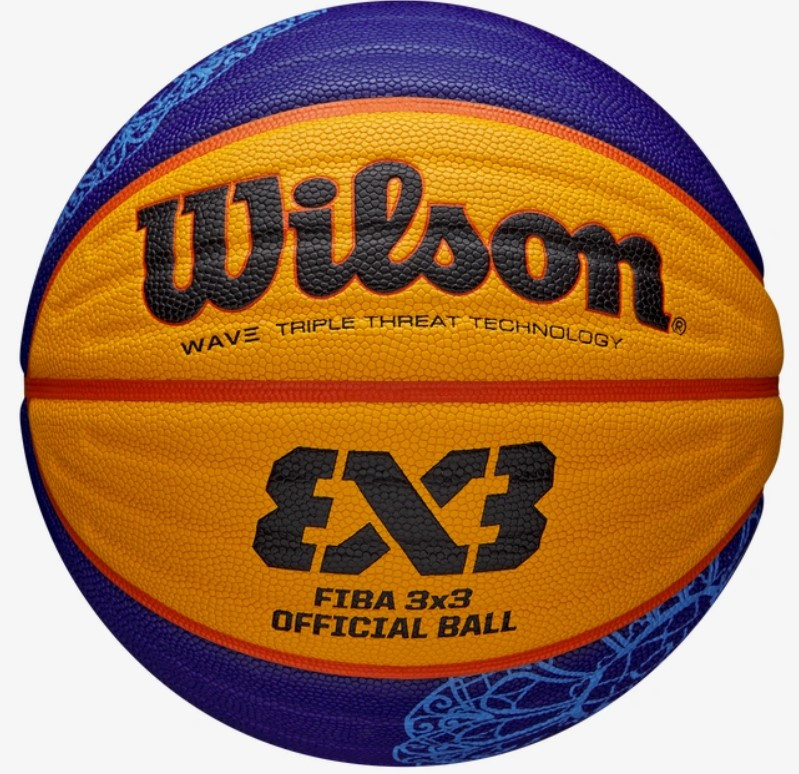 М'яч баскетбольний Wilson FIBA 3X3 GAME BALL PARIS RETAIL 2024 6F, фото 1