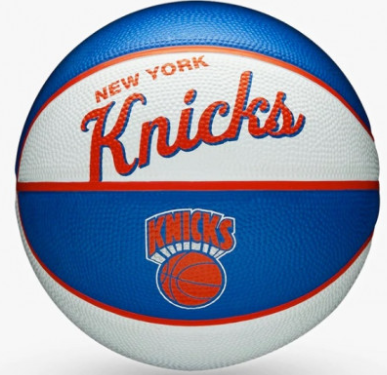 М'яч баскетбольний Wilson NBA TEAM RETRO BSKT MINI NY KNICKS, фото 1