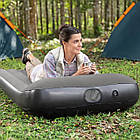 Односпальний надувний велюровий матрац 188х99х30 см з вбудованим USB насосом Bestway 671BQ, фото 7