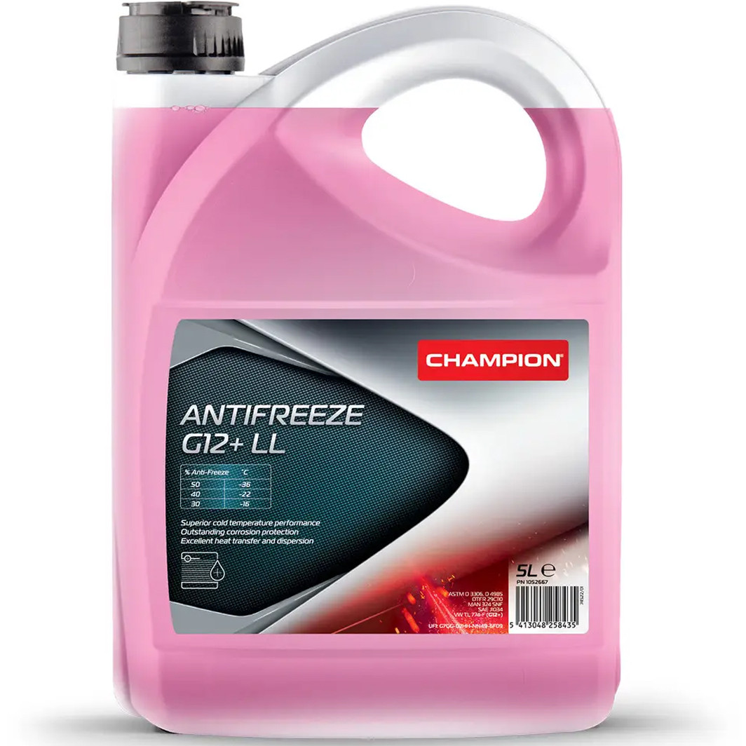 Champion Antifreeze G12+ LL, 5 л (1052669) концентрат антифризу, фото 1