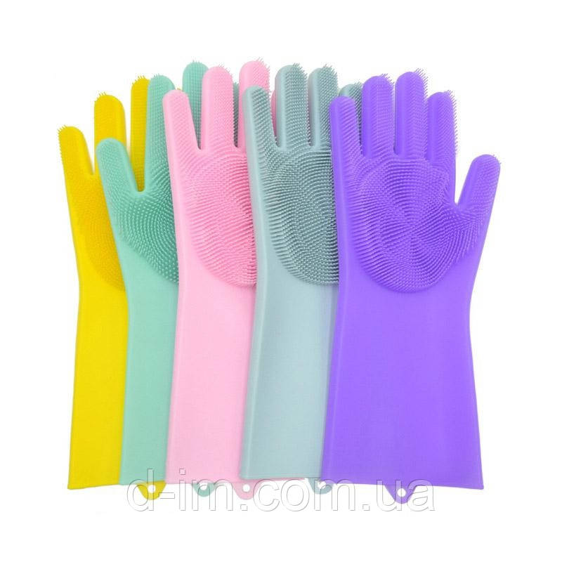 Рукавички для миття посуду Gloves for washing dishes (W-49)