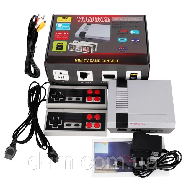 Ігрова приставка MINI TV GAME CONSOLE на 1000 ігор