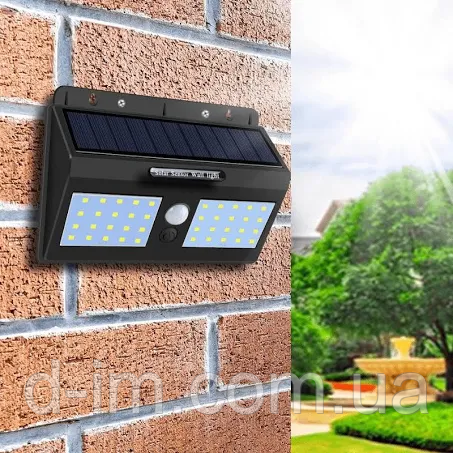 Ліхтар навісний з датчиком руху BL 1626A YH818 + solar | Світлодіодний ліхтар