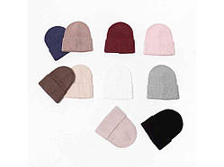 Шапка р.54-56 Темно синій в’язана однотонна Нірвана (193) 9170 ТМ GLORY KIDS