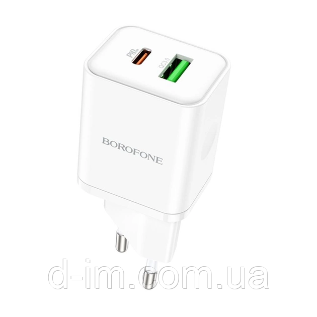 Блочок BOROFONE BN7 TYPE-C+USB 5.0V-3.0A