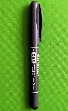 Канц Маркер Перманентний Чорний Centropen 2634 OHP 0,3 мм (10), фото 1