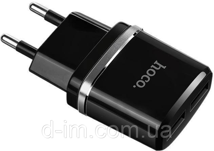 Адаптер HOCO USB CHARGER DOUBLE C 12