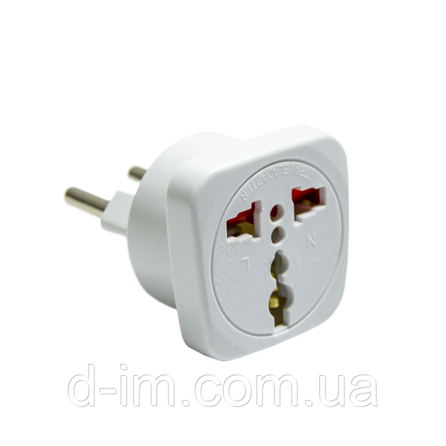 Мережевий перехідник 10A 250V № 522