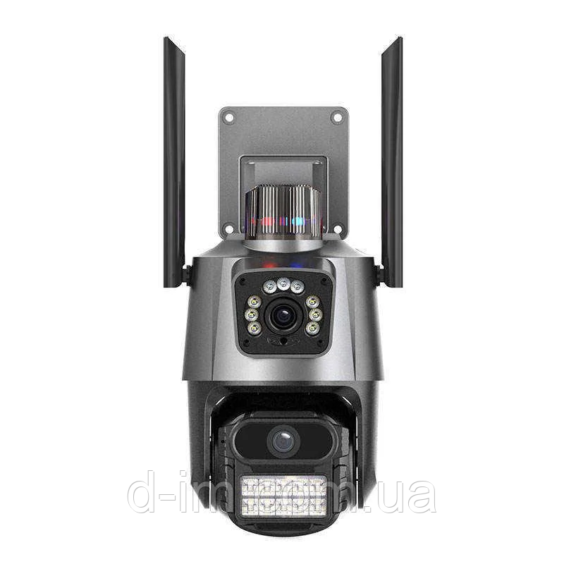 Камера відеоспостереження PTZ вулична WiFi Outdoor Camera P11 (ICSEE) (3MP+3MP)
