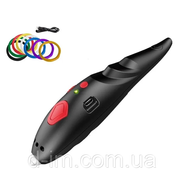 Ручка 3D акумуляторна з трафаретом K9902