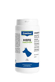 Комплекс вітамінів групи В Canina Hefe для собак дріжджові таблетки з ензимами 250 г 310 табл.