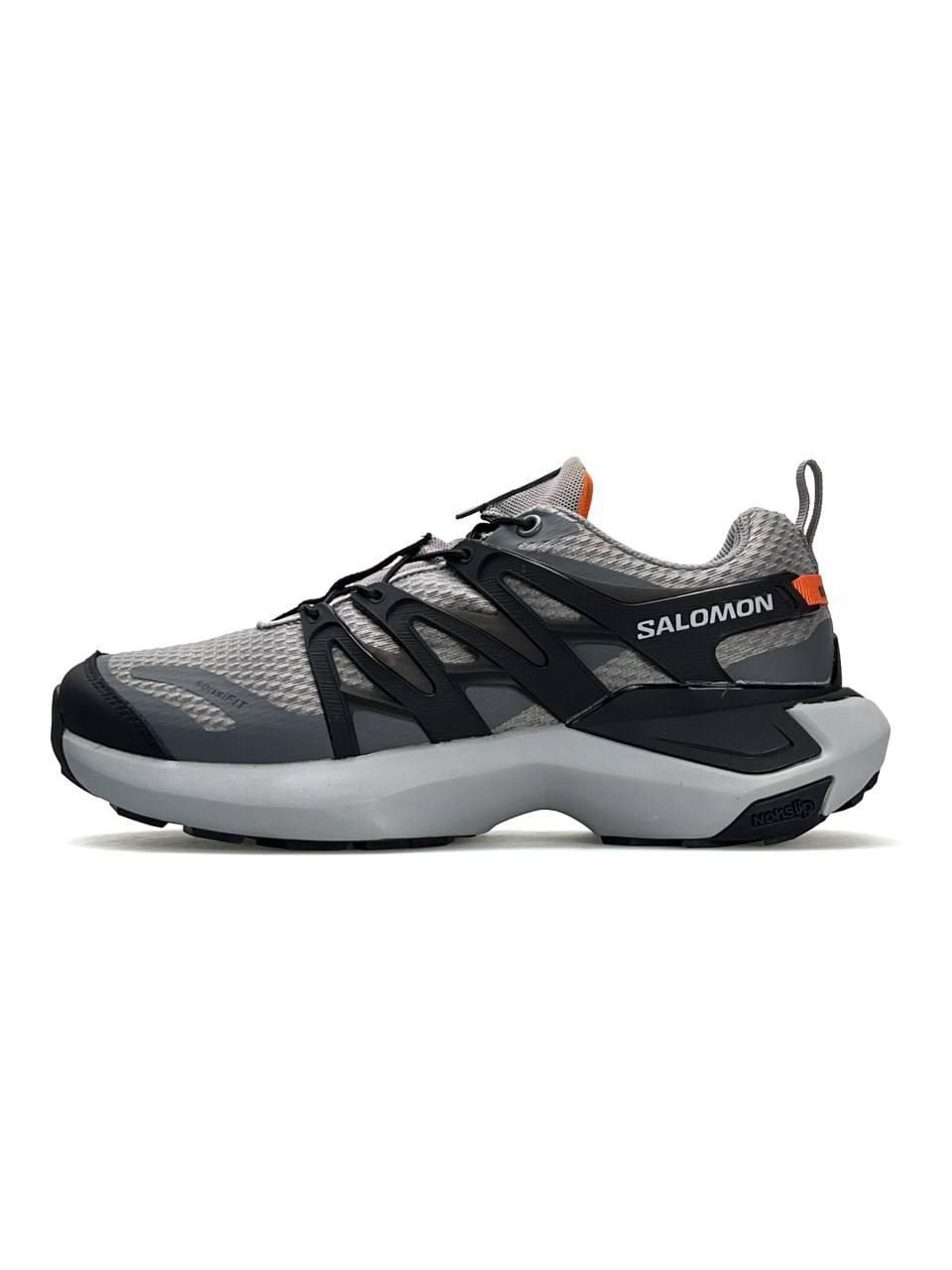 Чоловічі кросівки Salomon XT Pu_Re Advanced Black Orange, кеди текстиль нейлон лоток сірі 41