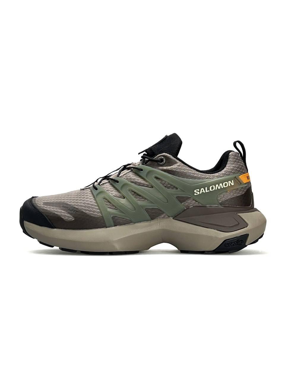 Чоловічі кросівки Salomon XT Pu_Re Advanced Brown Black, кеди текстиль нейлон коричневі 41