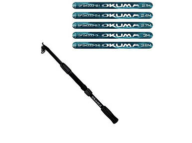 Спінінг телескопічний риболовний 2,7м Okuma SF24333 ТМ STENSON FG