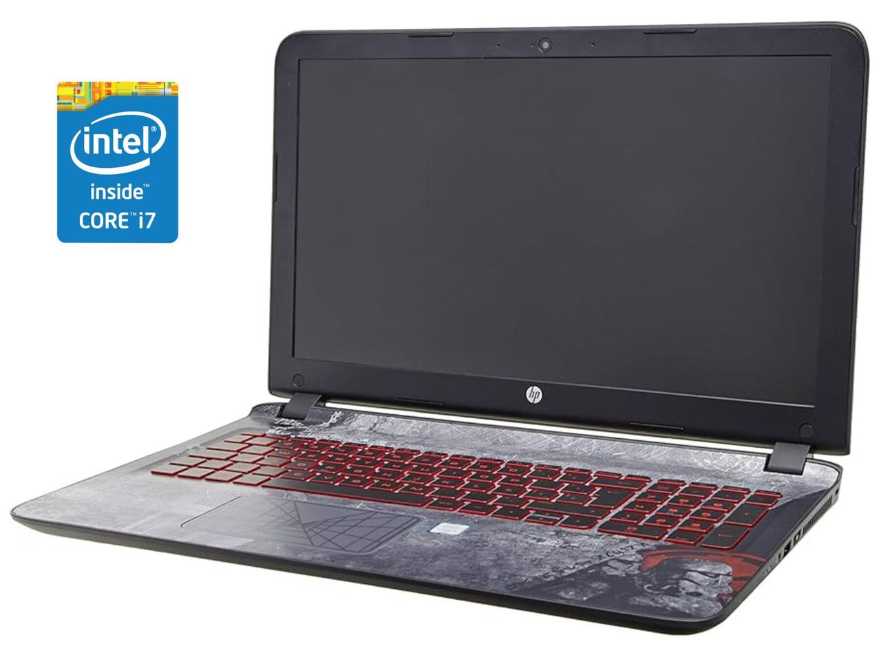 Ноутбук HP 15-an031ng Star Wars Special Edition/ 15.6" 1920x1080/ i7-6500U/ 8GB RAM/ 256GB SSD/ HD 520
