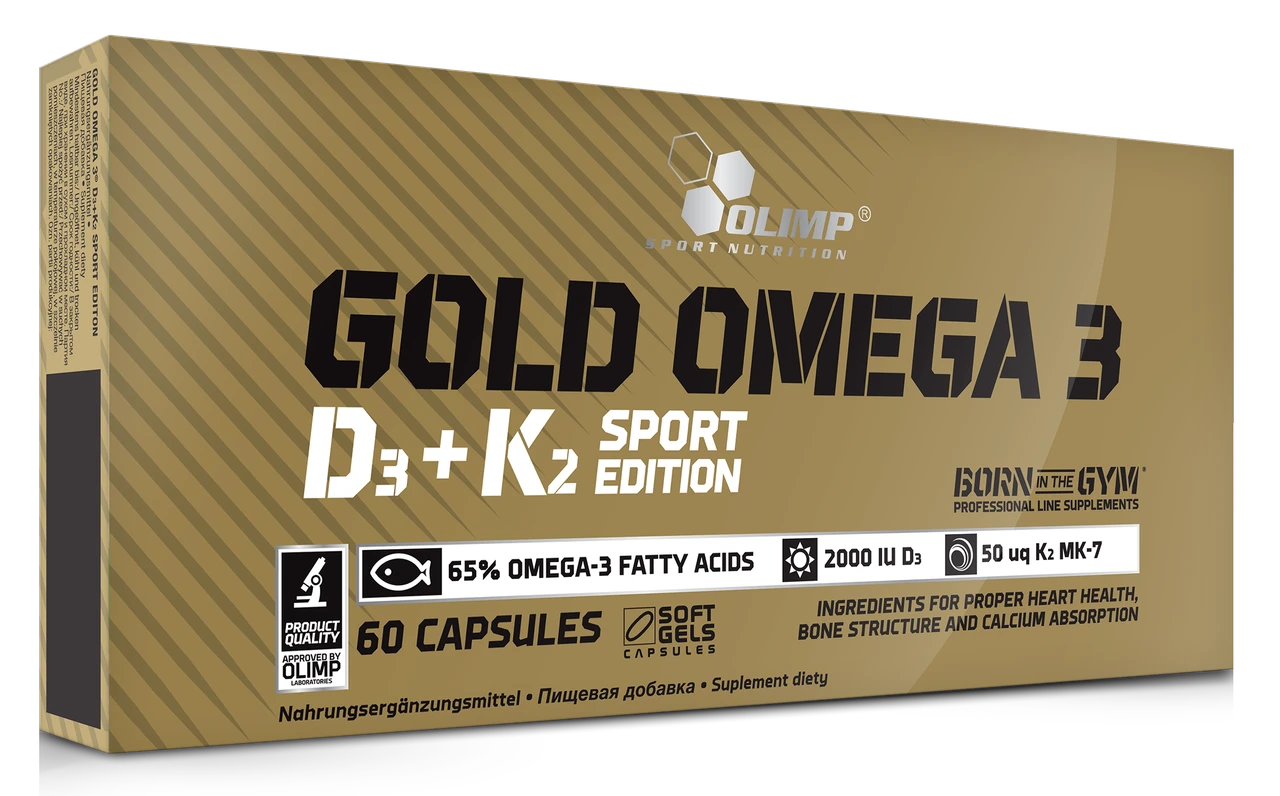 Gold Omega-3 D3+K2 Sport Edition 60 caps