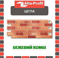 Фасадна панель АЛЬТА ПРОФІЛЬ Цегляний комбі (0,547 м2)