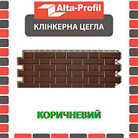 Фасадна панель АЛЬТА ПРОФІЛЬ Цегляний клинкерний Коричневий (0,536 м2)
