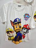 Футболка хлопчику 5 років Р110. Щінячий патруль, фото 3