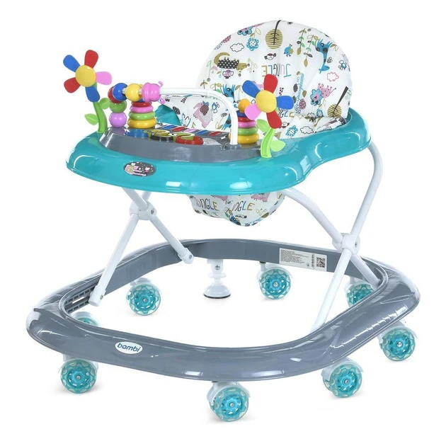 Ходунки дитячі Bambi M 3619 (музика, ігрова панель, регулювання по висоті)