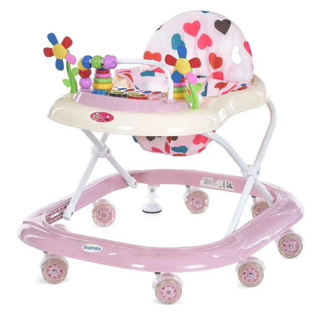Ходунки дитячі Bambi M 3619 (музика, ігрова панель, регулювання по висоті)