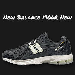 Чоловічі кросівки замша текстиль New Balance 1906R New Grey White, кеди Нью Беланс сірі 41