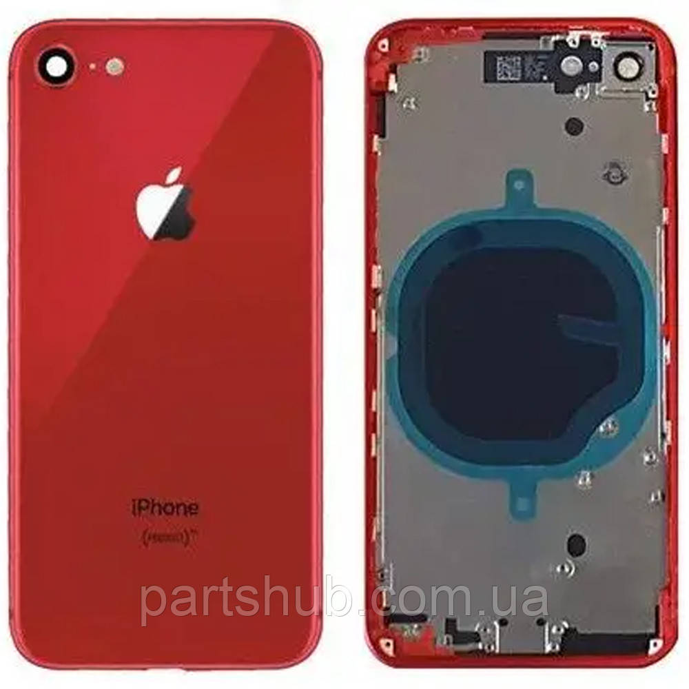 Корпус Apple iPhone 8 (червоний оригінал Китай), фото 1