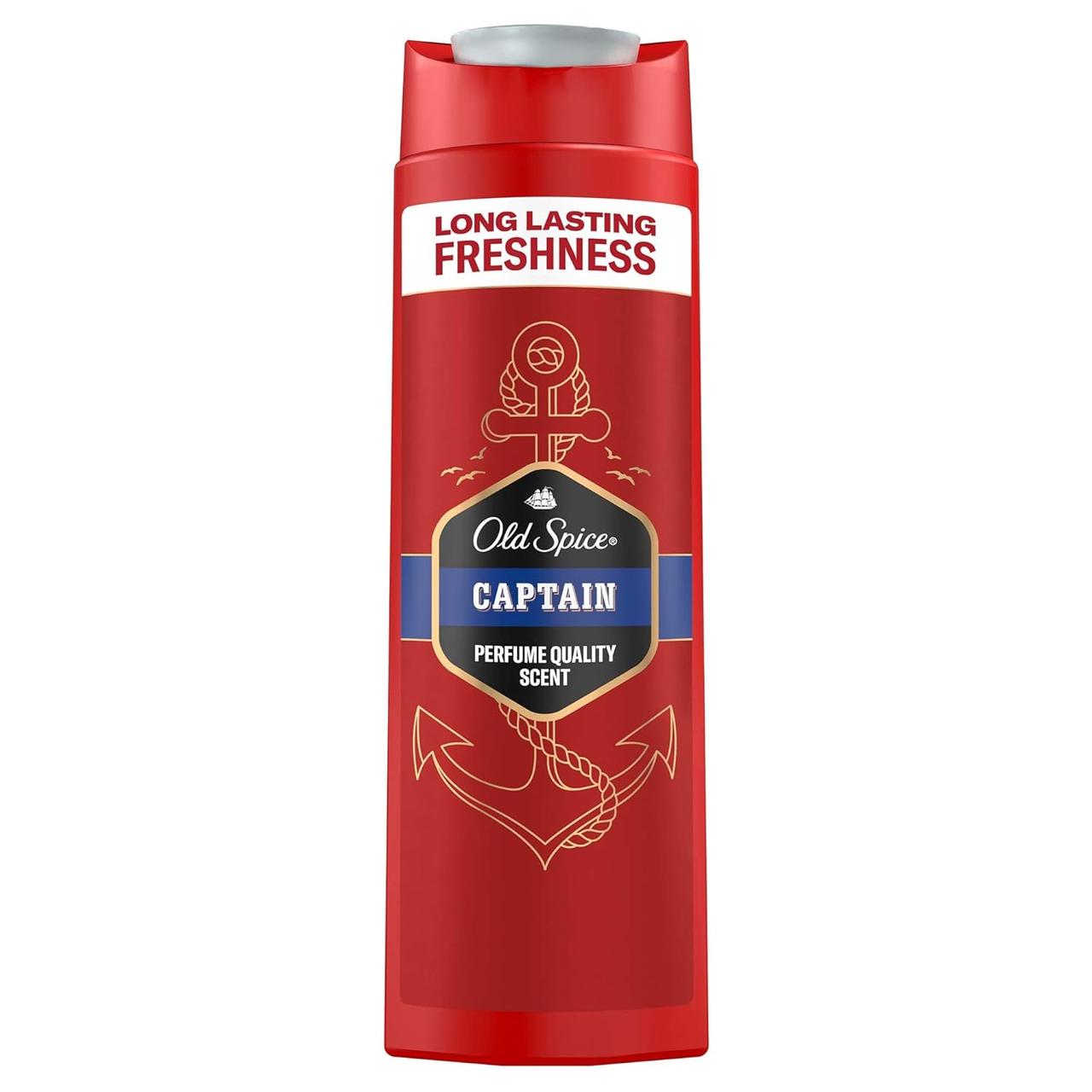 Шампунь і гель для душу Old Spice  Captain 3в1 для чоловіків 400 мл