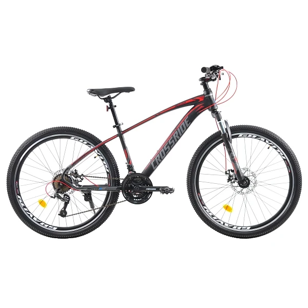 Велосипед Crossride MATRIX 26" MTB рама 17" Чорно-зелений