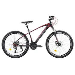 Велосипед Crossride MATRIX 26" MTB рама 17" Чорно-зелений
