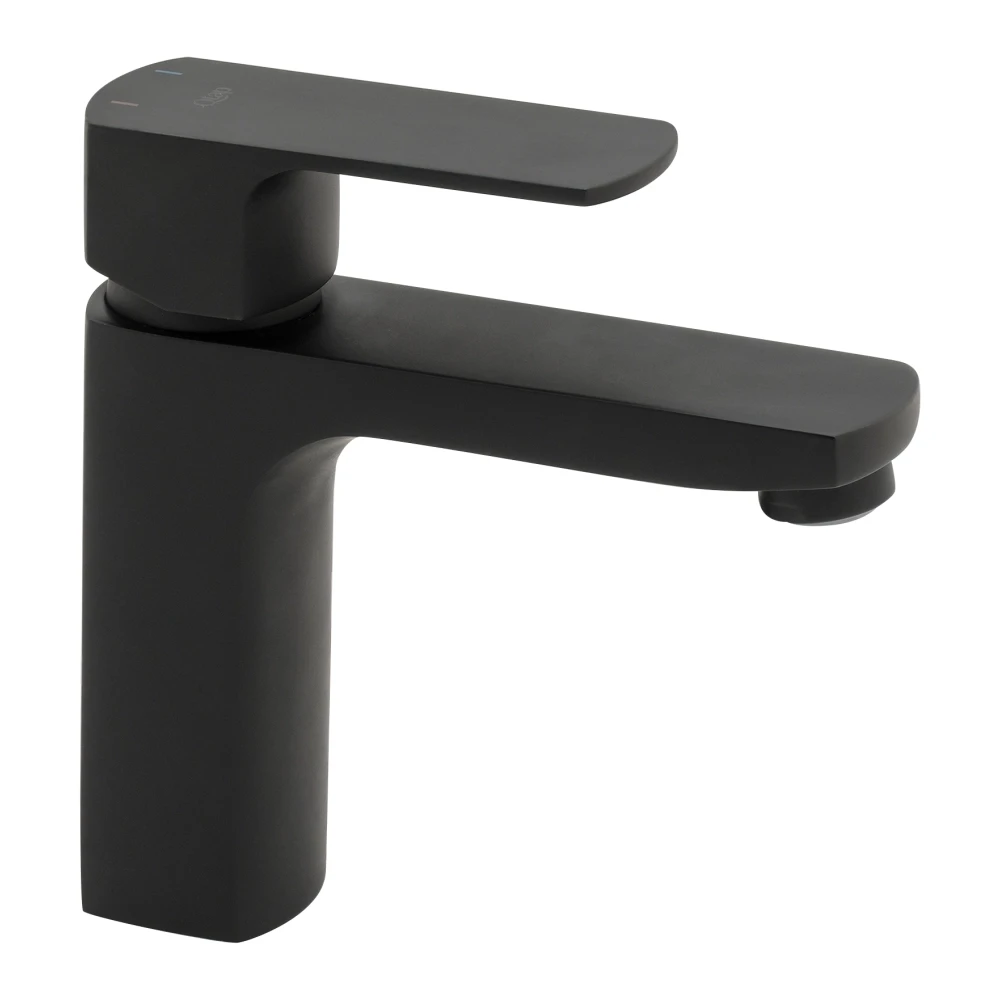 Змішувач для раковини Qtap Lipno QTLIPNO1023101CB Black Matt — чорний матовий