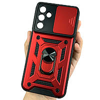 Чохол для Samsung Galaxy A15 (A155F) протиударний червоний зі шторкою для камери