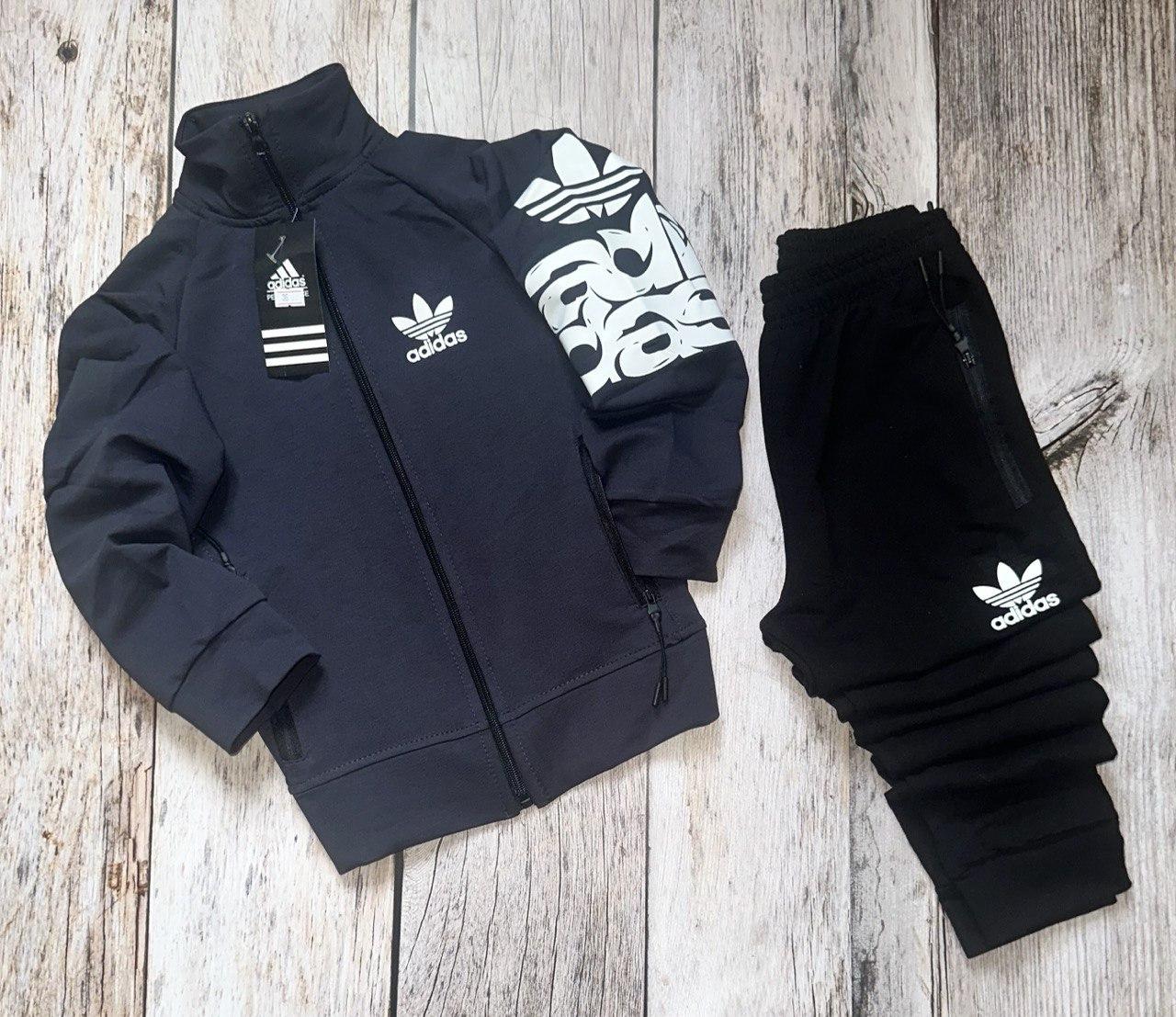 Підлітковий спортивний костюм для хлопчиків і дівчат Adidas дитячий весняний осінній адідас