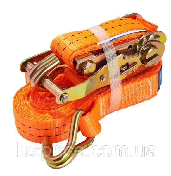 Стяжний ремінь 1,5т для кріплення вантажів 5м Molder MA20155    Luxprice, фото 1