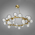 Люстра підвіс в стилі лофт Бульбашки на 25 ламп G9 колір каркасу бронза D-LQ8172/25BR, фото 2