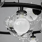 Люстра підвіс в стилі лофт Бульбашки на 25 ламп G9 колір каркасу чорний D-LQ8172/25BK, фото 2