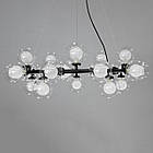 Люстра підвіс в стилі лофт Бульбашки на 25 ламп G9 колір каркасу чорний D-LQ8172/25BK, фото 3