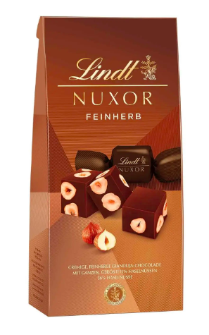 Цукерки Lindt Nuxor Gianduga Feinherb 😍 103 гр. Італія