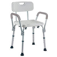 Стілець для ванної та душу зі спинкою та поручнями OrthoVisions