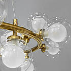 Люстра підвіс в стилі лофт Бульбашки на 20 ламп G9 колір каркасу бронза D-LQ8172/20BR, фото 4