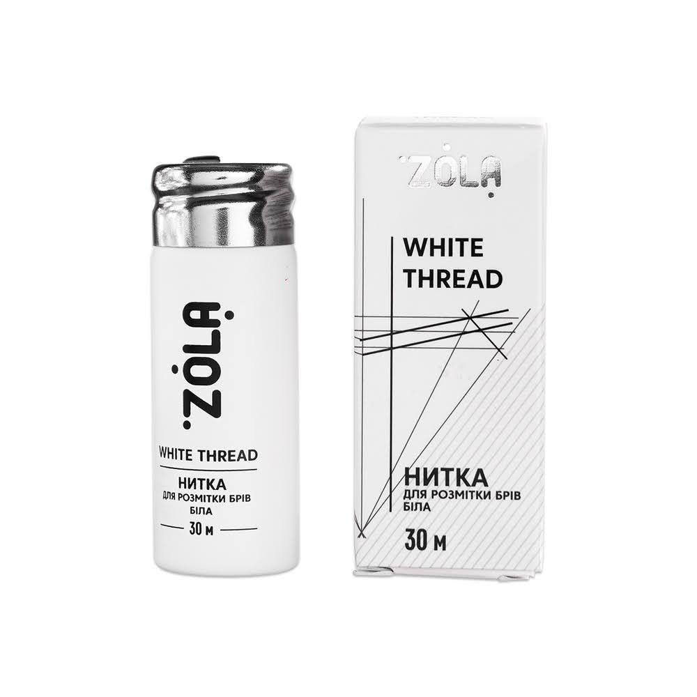 Нитка Zola (30метрів, біла) для розмітки брів