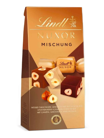 Цукерки Lindt Nuxor Mishung Mix Chocolate 😍 103 гр. Італія