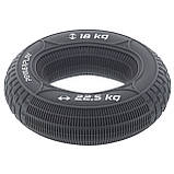 Еспандер кистьовий PowerPlay PP-4330, силіконовий, 18-22 кг, Сірий - для зміцнення хвата і передпліччя, фото 2