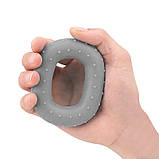 Еспандер кистьовий PowerPlay PP-4337, силіконовий, 25 кг, Сірий - для зміцнення хвата і передпліччя, фото 2