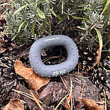 Еспандер кистьовий PowerPlay PP-4337, силіконовий, 25 кг, Сірий - для зміцнення хвата і передпліччя, фото 6