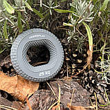 Еспандер кистьовий PowerPlay PP-4333, силіконовий, 25 кг, Сірий - для зміцнення хвата і передпліччя, фото 3