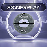 Еспандер кистьовий PowerPlay PP-4333, силіконовий, 25 кг, Сірий - для зміцнення хвата і передпліччя, фото 8